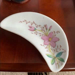 Floral jewelry dish